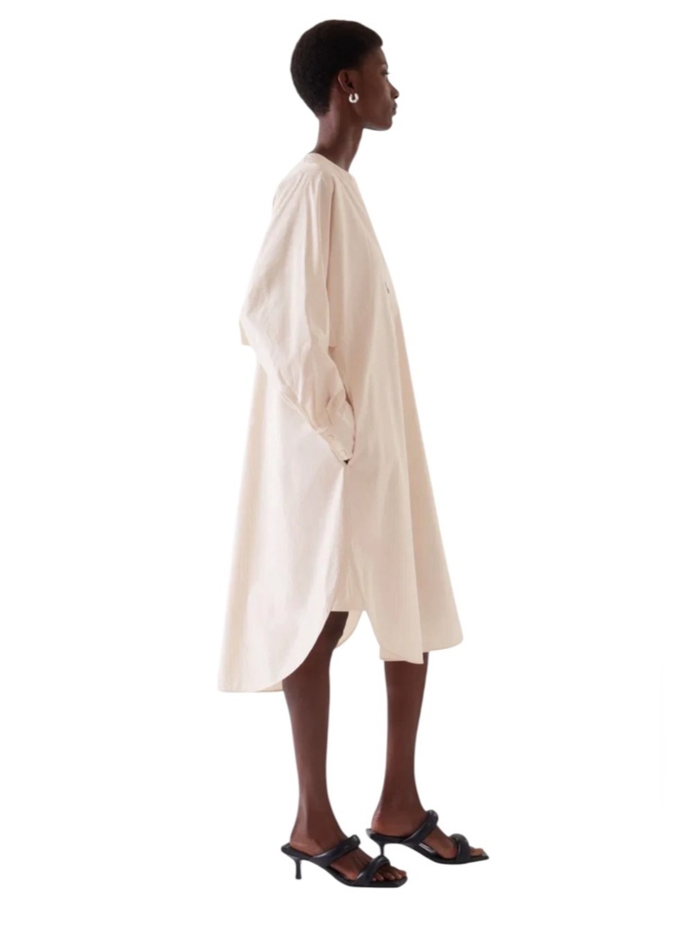 COS Oversized A-Line Shirt Dress Size 10 - Picture 2 of 7